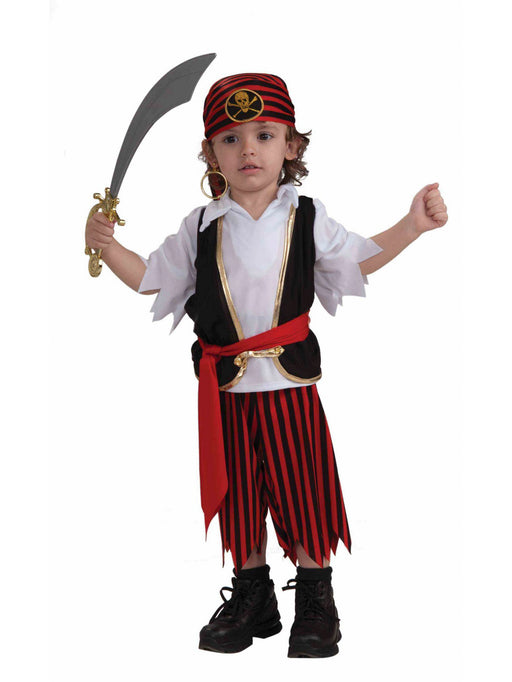 Classic Pirate Costume for Toddlers - costumesupercenter.com