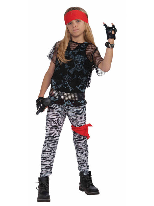 Child's Full 80's Rockstar Costume - costumesupercenter.com