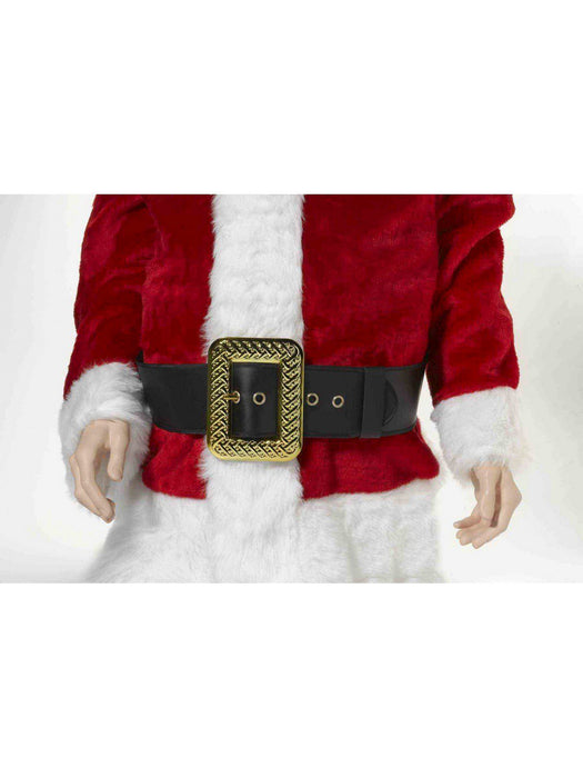 Santa Deluxe 3 3/4" Belt - costumesupercenter.com