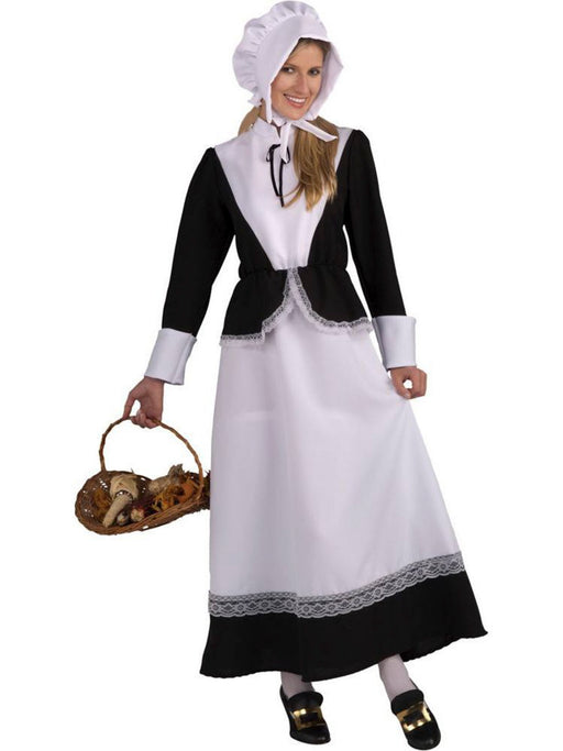 Pilgrim Lady Costume - costumesupercenter.com