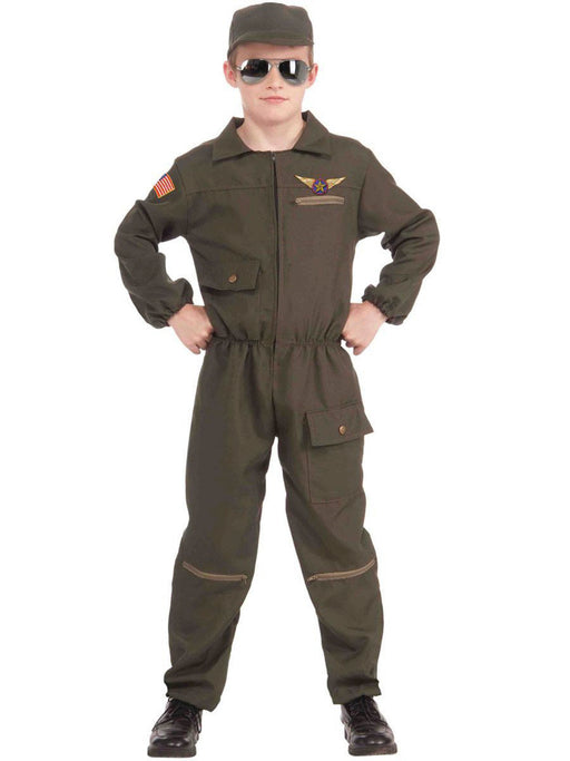 Boys Fighter Jet Pilot Costume - costumesupercenter.com