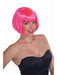 Neon Pink Bob Wig - costumesupercenter.com