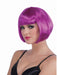 Neon Purple Bob Wig - costumesupercenter.com