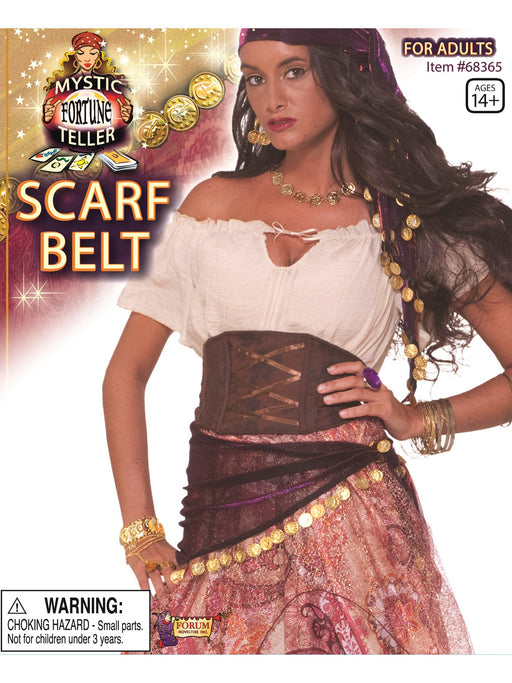 Women's Mystic Fortune Scarf Belt Accessory - costumesupercenter.com