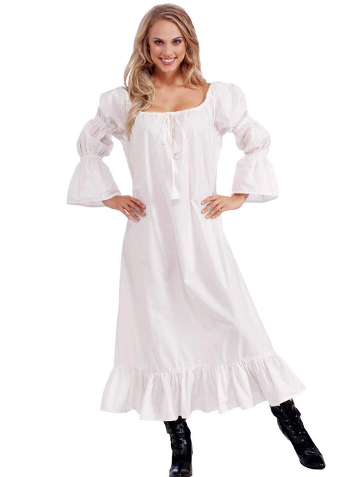 Womens Medieval Lady Chemise Adult Gown - costumesupercenter.com