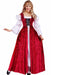 Womens Medieval Lady Lace Up Over Gown Adult Plus Costume - costumesupercenter.com