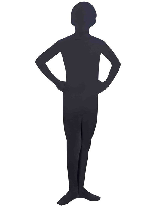 Boys Black I'm Invisible Skin Suit - costumesupercenter.com