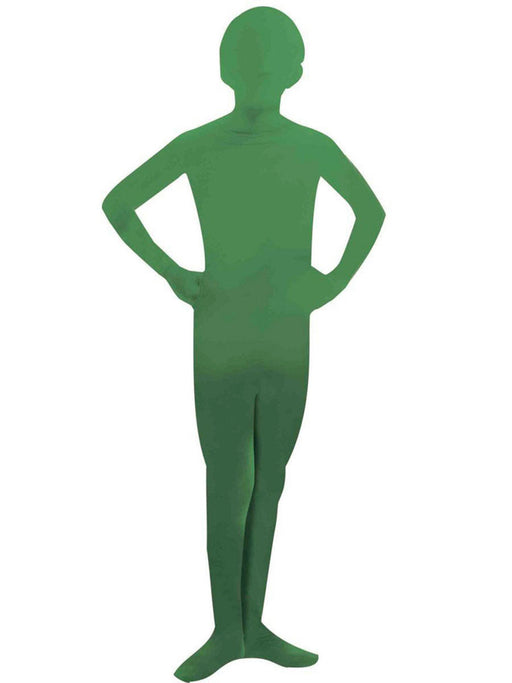 Boys Green I'm Invisible Skin Suit - costumesupercenter.com