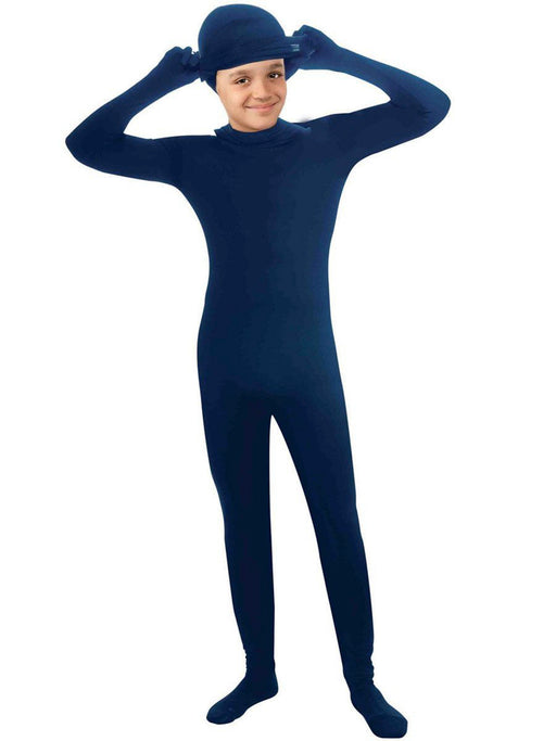 Boys Blue I'm Invisible Skin Suit - costumesupercenter.com