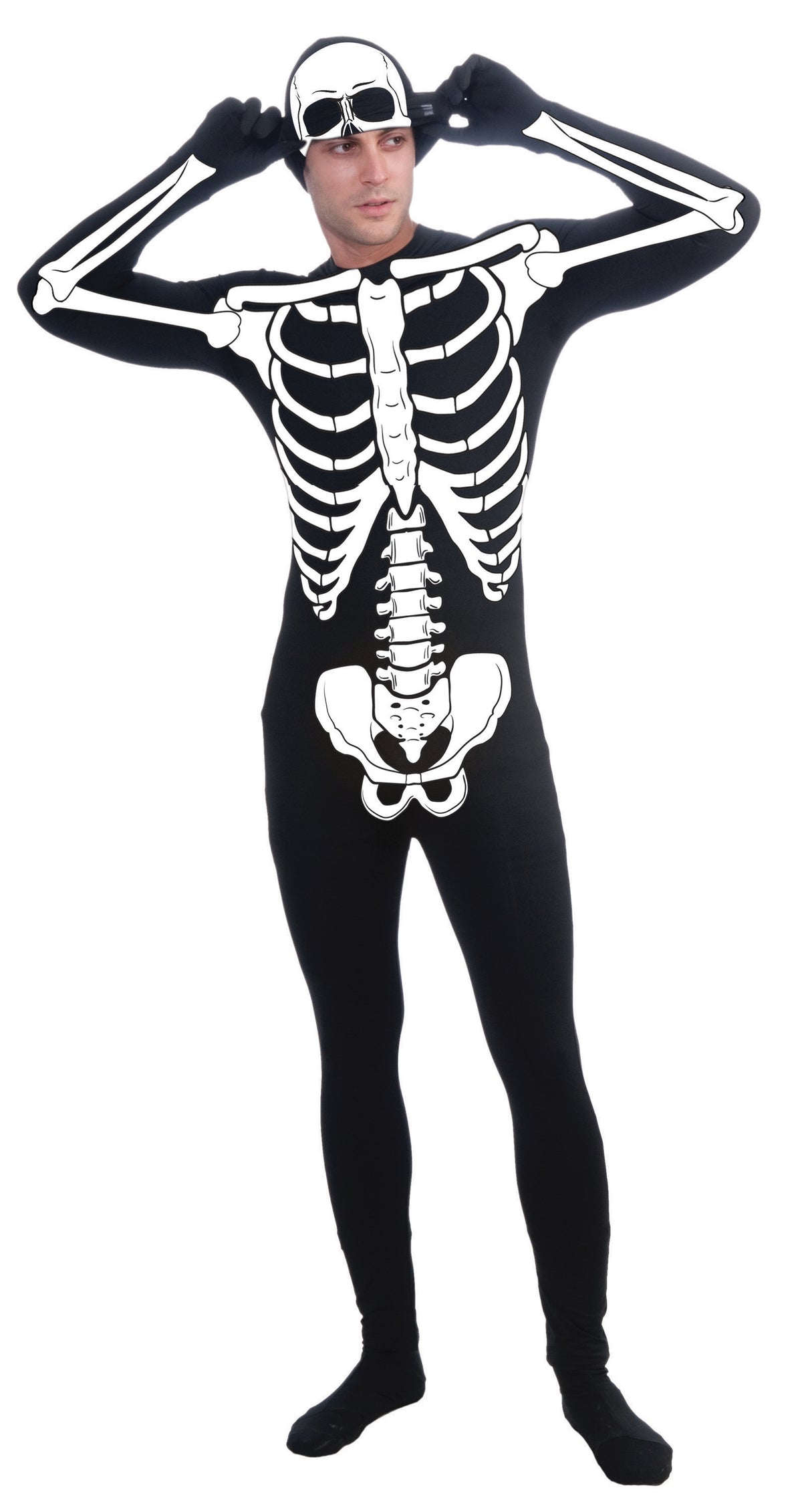 Mens Skeleton Man Skin Suit Adult Costume Costume Super Center Mens Skeleton Man Skin Suit Adult Costume Costume Super Center