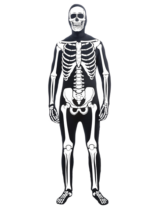 Mens Skeleton Man Skin Suit Adult Costume - costumesupercenter.com