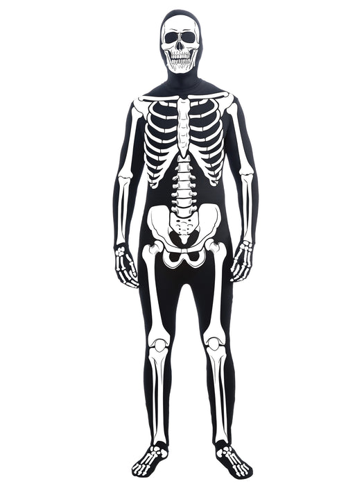 Mens Skeleton Man Skin Suit Adult Costume - costumesupercenter.com