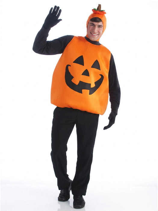 Adult Jack-O-Lantern Pumpkin Costume - costumesupercenter.com