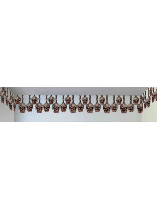 Hanging Skull Border Decoration - costumesupercenter.com