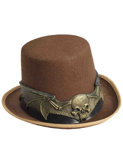 Adult Gothic Skull Felt Hat - costumesupercenter.com
