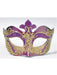 Purple Mask with Gold Trim - costumesupercenter.com