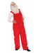 Santa Mens Overalls - costumesupercenter.com