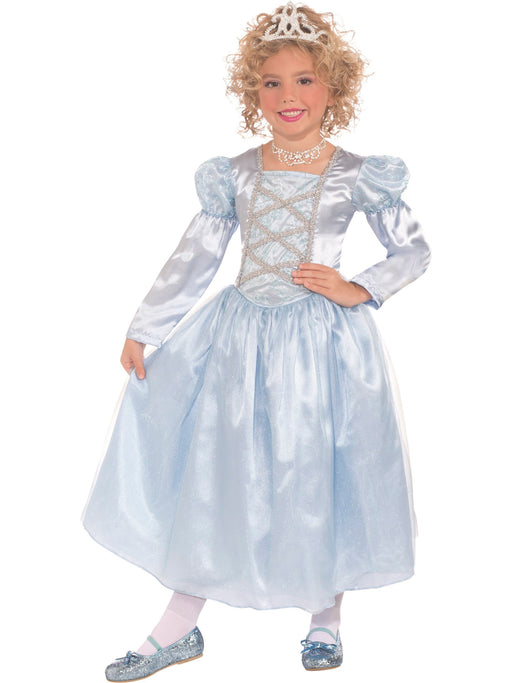 Girls Blue Princess Costume - costumesupercenter.com