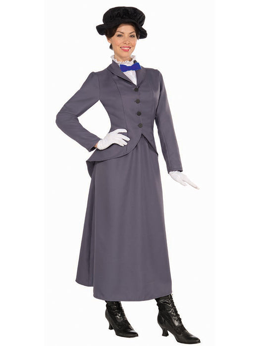 Womens's English Nanny Costume - costumesupercenter.com