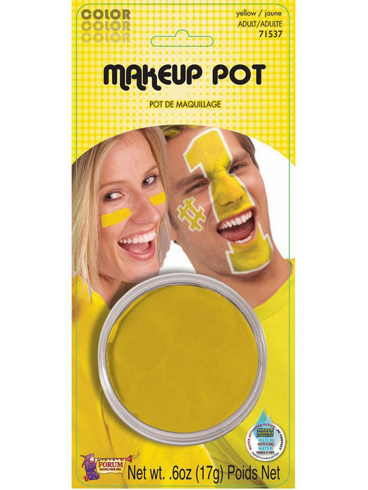 Yellow Face Paint Stick - costumesupercenter.com