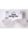 Adult White Slat Glasses - costumesupercenter.com