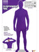 Adult Purple Skinsuit - costumesupercenter.com