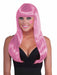 Pink Long Wig - costumesupercenter.com