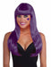 Purple Long Wig - costumesupercenter.com