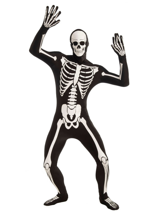 Disappearing Man Skeleton Adult Costume - costumesupercenter.com