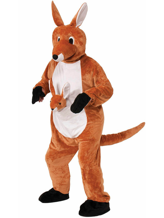 Jumpin' Jenny Kangaroo Mascot Costume - costumesupercenter.com