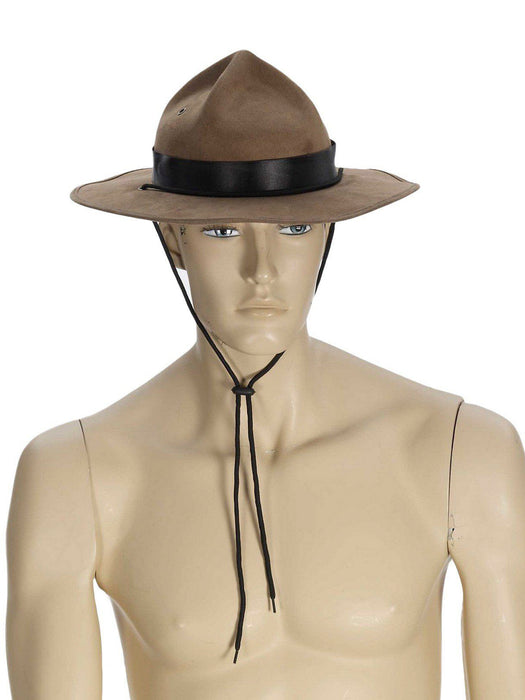 Adult Brown Mountie Hat - costumesupercenter.com