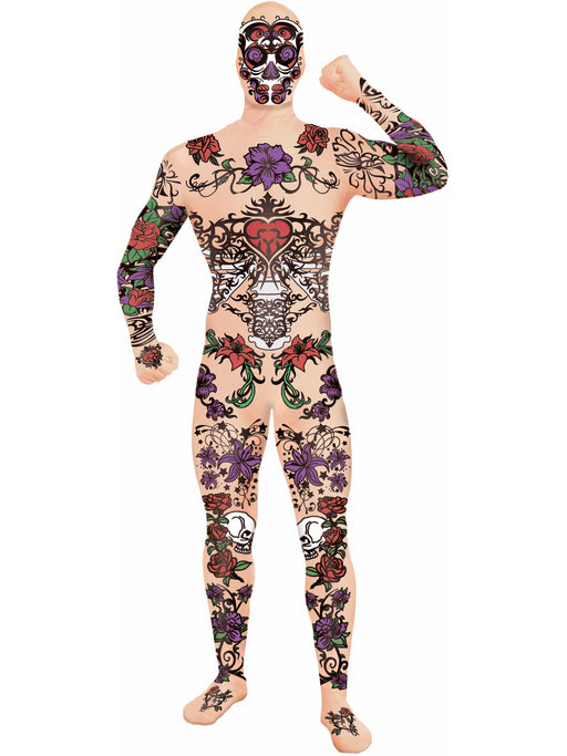 Mens Disappearing Man Tattoo Costume - costumesupercenter.com