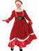 Womens Curvy Mrs. Claus Traditional Dress - costumesupercenter.com