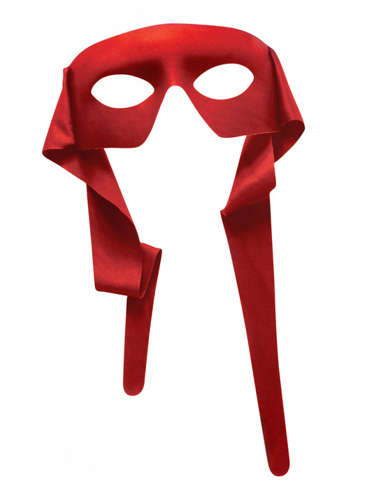 Adult Red Eye Mask with Ties - costumesupercenter.com