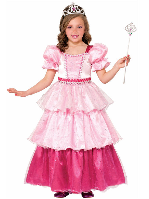 Girls Pink Sugar Princess Costume - costumesupercenter.com
