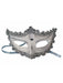 White Elegance Eye Mask with Ribbon Tie - costumesupercenter.com