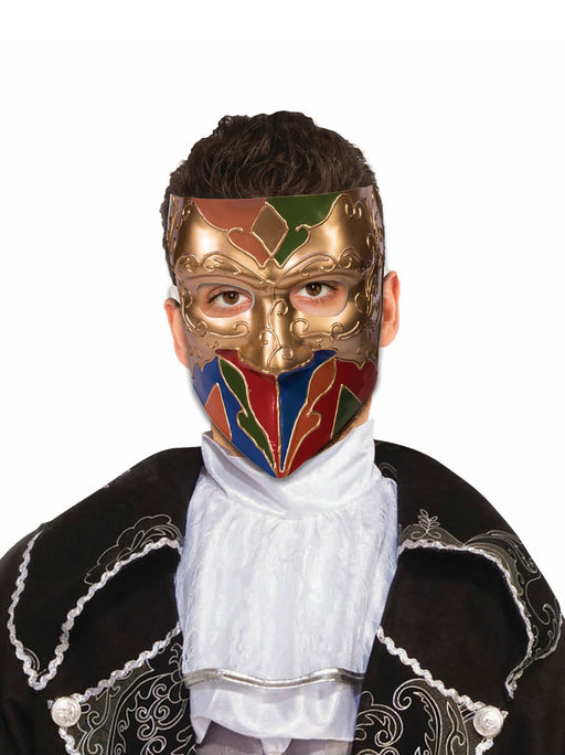 Adult Classic Jester Mask - costumesupercenter.com