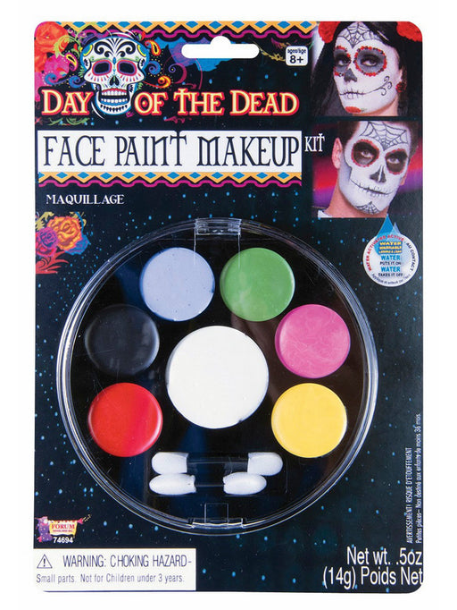 Day of the Dead Face Paint Kit - costumesupercenter.com