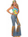 Adult 60's Hippie Pants with Belt - costumesupercenter.com