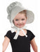 White Bonnet Hat for Child - costumesupercenter.com