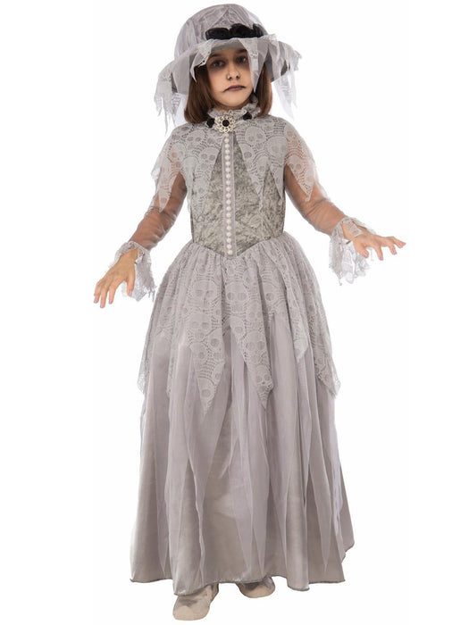 Girls Victorian Ghost Costume - costumesupercenter.com