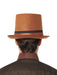 Adult Brown Steampunk Top Hat with Goggles - costumesupercenter.com