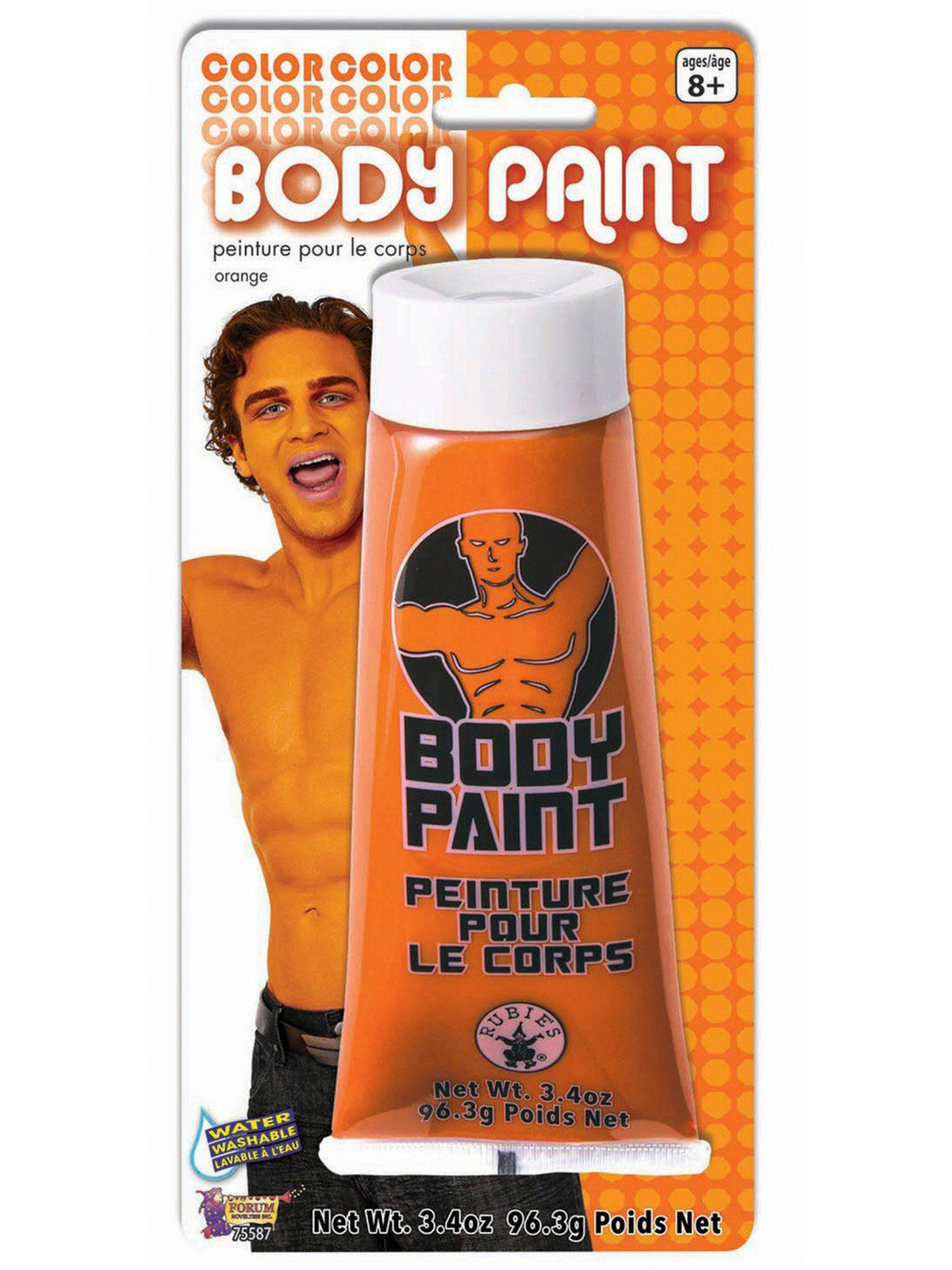 Orange Body Paint 3.4 Oz — Costume Super Center