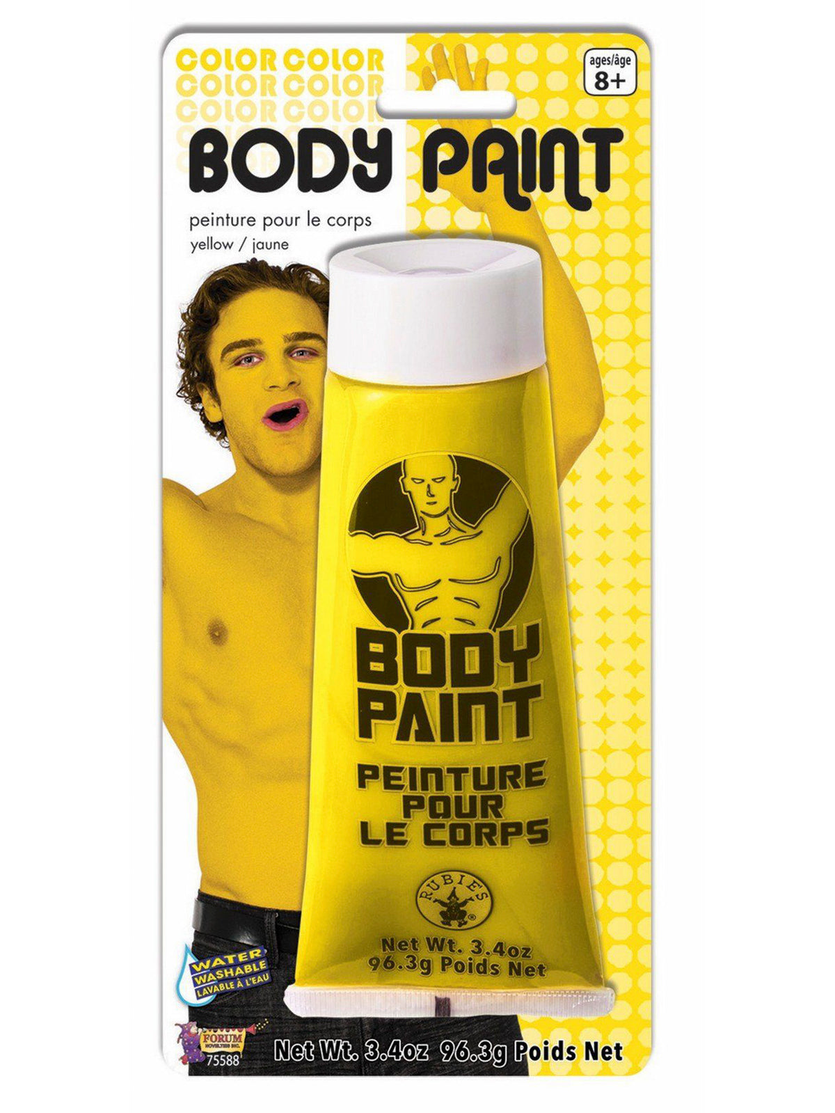 Halloween Face & Body Paint Yellow main image 1