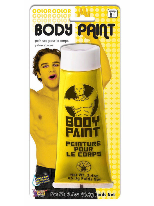 Yellow Body Paint - costumesupercenter.com