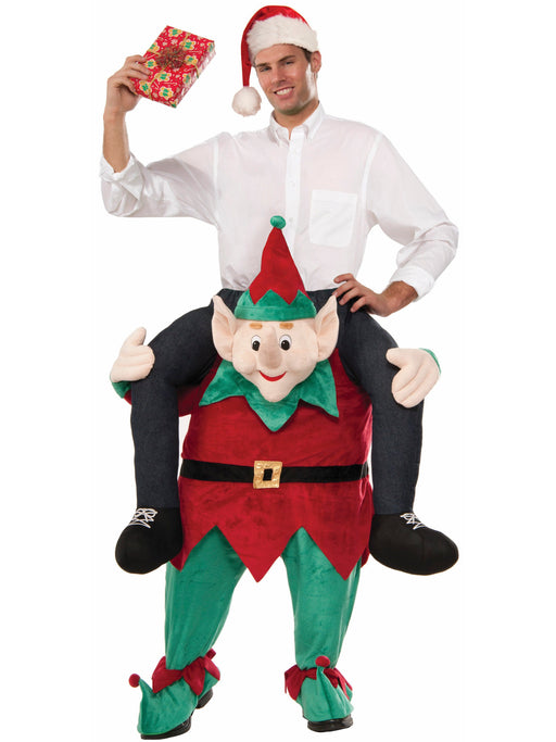 Mens Myself On An Elf Ride On Costume - costumesupercenter.com