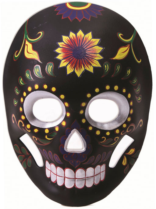 Adult Flower Skull Mask - costumesupercenter.com