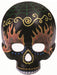 Adult Black Half Mask - costumesupercenter.com