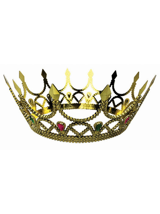 Gold Regal Queen Crown - costumesupercenter.com