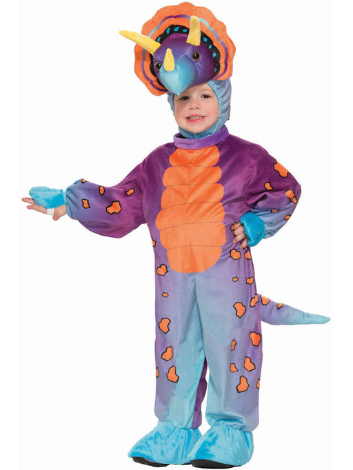 Child's Dinosuar Spunky Triceretop Costume - costumesupercenter.com